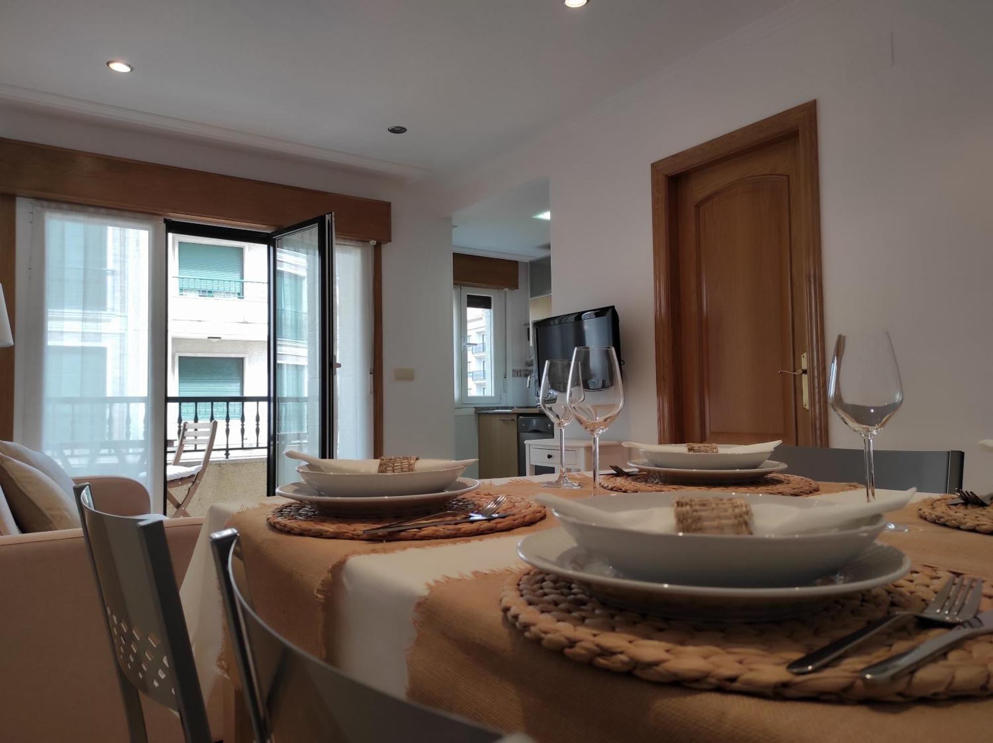 Siradella Vacaciones - A Lanzada Apartment Sanxenxo Ngoại thất bức ảnh